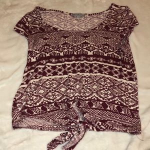Cute tie top
